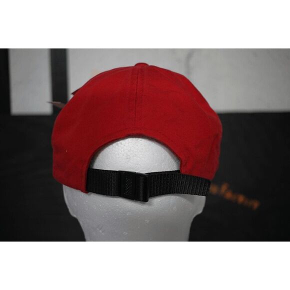 Tommy Hilfiger Red Logo Hat Adjustable Strapback Cap - NWT - Picture 4 of 7